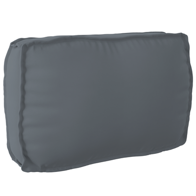 Pallet Cushion Set Set of 2 Anthracite Polyester