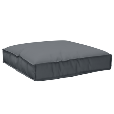 2 Piece Pallet Cushion Set Anthracite Oxford Fabric