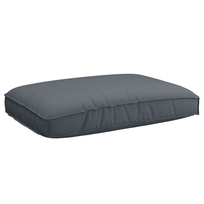 3 Piece Pallet Cushion Set Anthracite Oxford Fabric