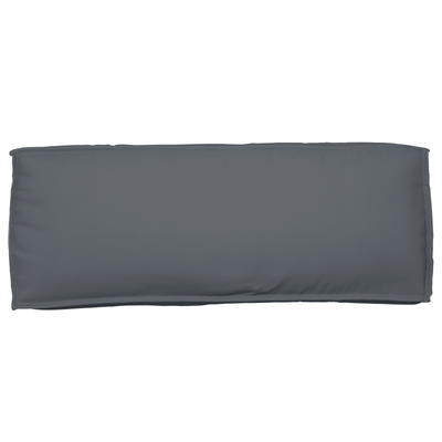 3 Piece Pallet Cushion Set Anthracite Oxford Fabric