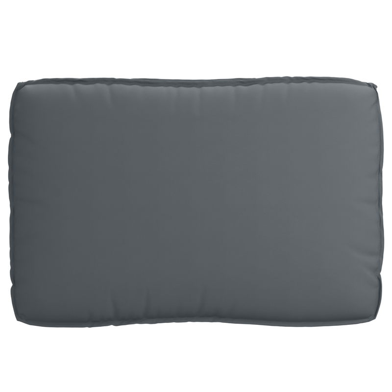 3 Piece Pallet Cushion Set Anthracite Oxford Fabric