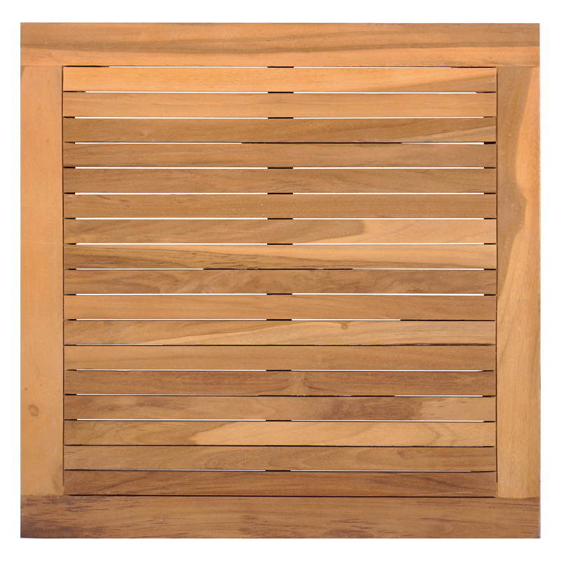 5 Piece Garden Bench Set with Cushions - Solid Teak Wood
