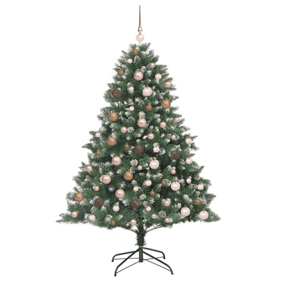 Artificial Christmas Tree Green 180 cm Plastic and PVC
