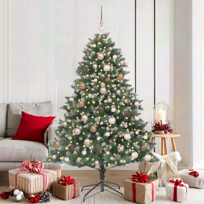 Artificial Christmas Tree Green 180 cm Plastic and PVC