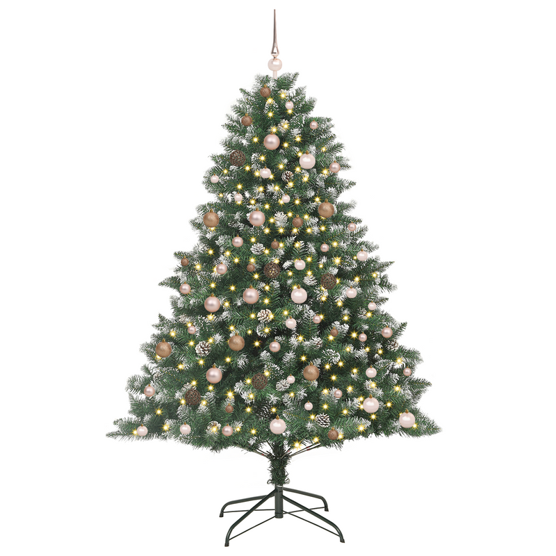 Artificial Christmas Tree Green 210 cm Plastic and PVC