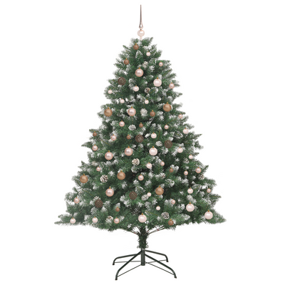 Artificial Christmas Tree Green 210 cm Plastic and PVC