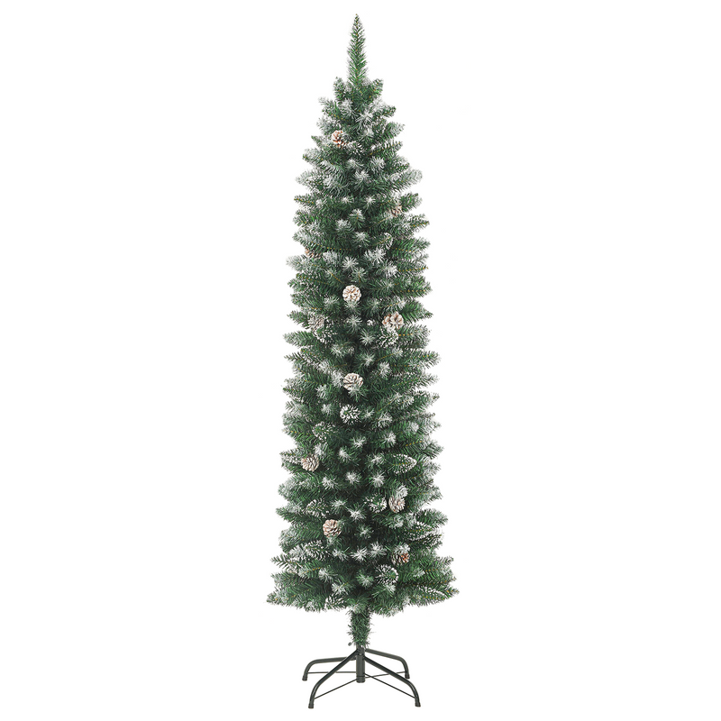 Artificial Slim Christmas Tree Green 240 cm PVC