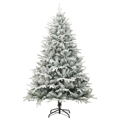 Artificial Christmas Tree Green and white 180 cm PVC