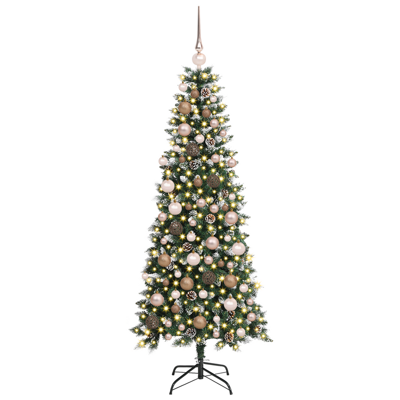 Artificial Christmas Tree Green 180 cm PVC and steel