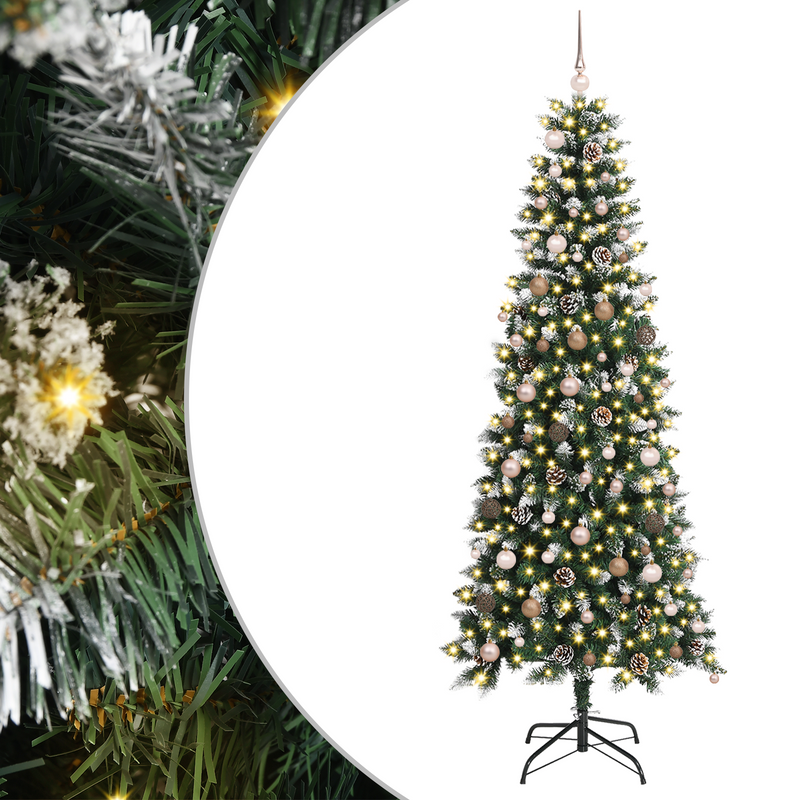 Artificial Christmas Tree Green 210 cm Plastic