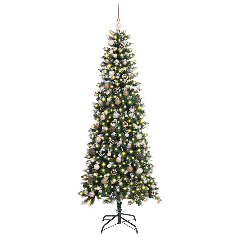 Artificial Christmas Tree Green 210 cm Plastic