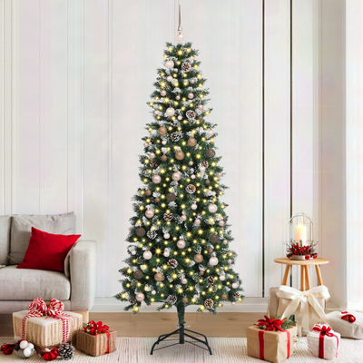 Artificial Christmas Tree Green 210 cm Plastic