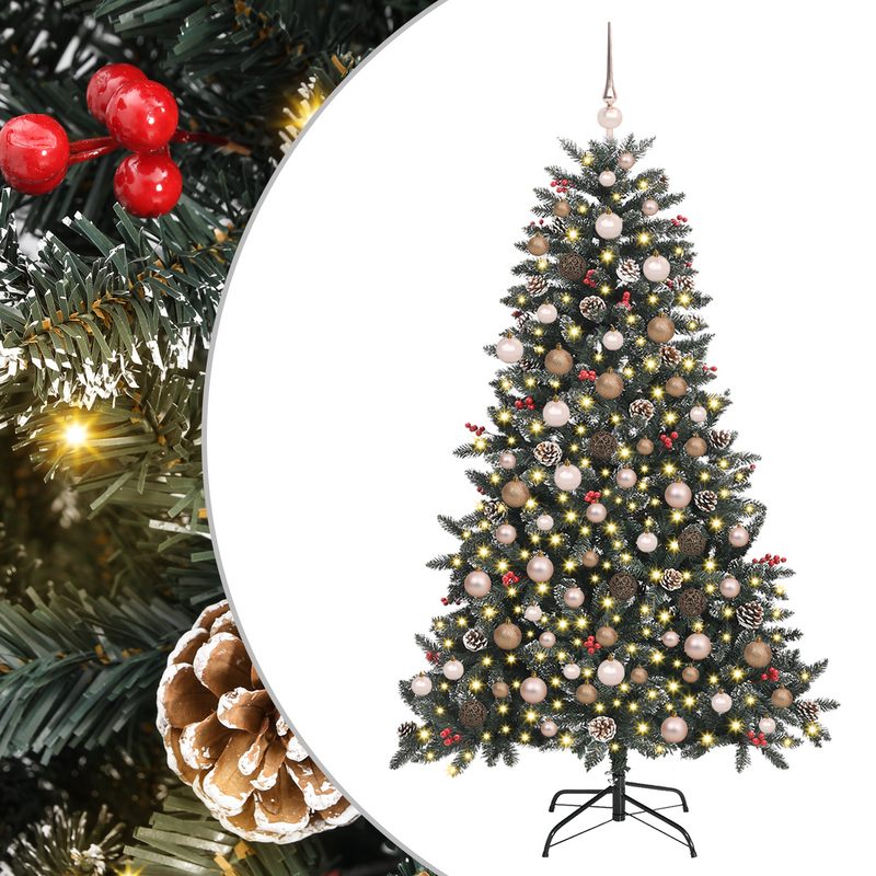 Artificial Christmas Tree Green 180 cm Plastic