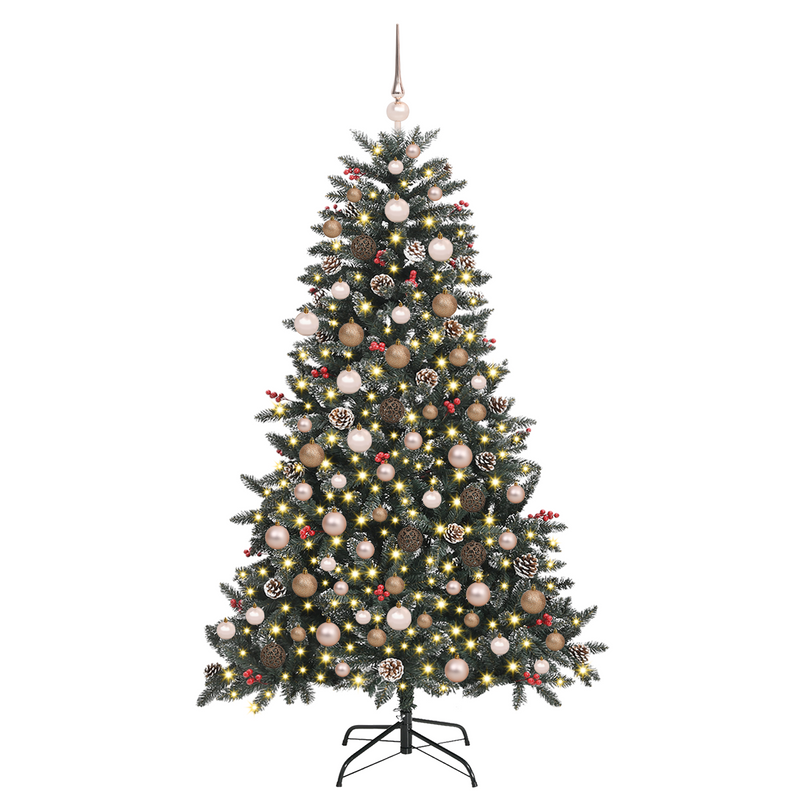Artificial Christmas Tree Green 180 cm Plastic
