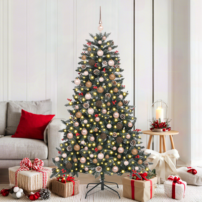 Artificial Christmas Tree Green 180 cm Plastic