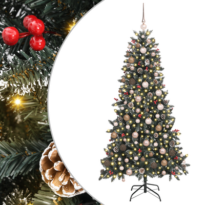 Artificial Christmas Tree Green 210 cm Plastic