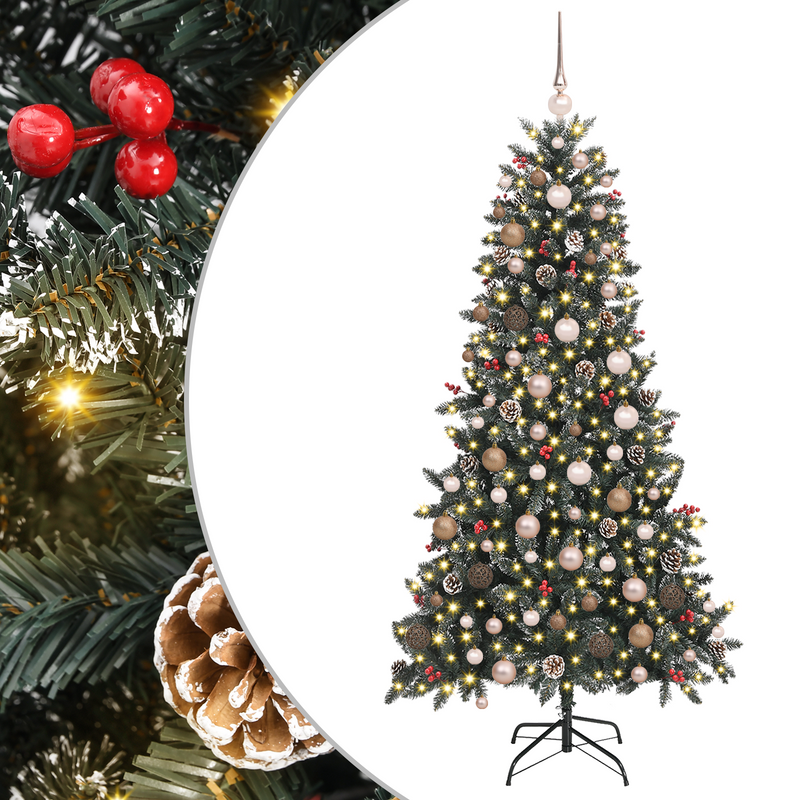 Artificial Christmas Tree Green 210 cm Plastic