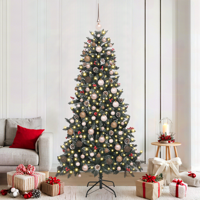 Artificial Christmas Tree Green 210 cm Plastic