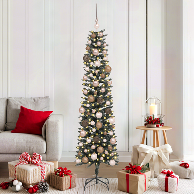 Artificial Christmas Tree Green 180 cm Plastic
