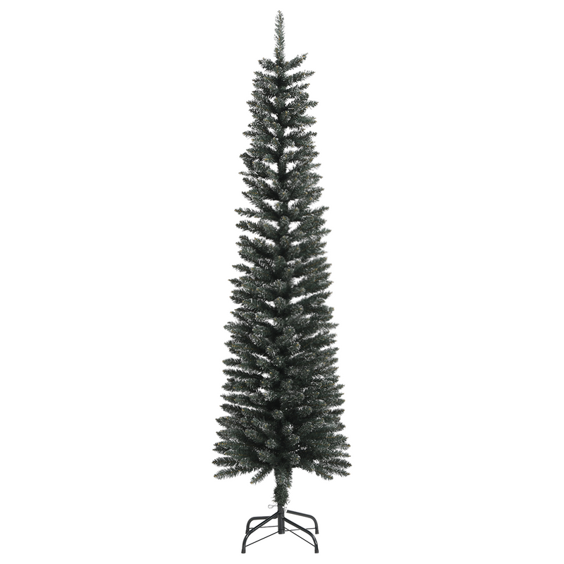 Christmas Tree with Decorative String Lights Green 180 cm PVC