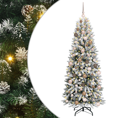 Artificial Christmas Tree White 180 cm PVC