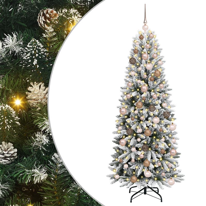 Artificial Christmas Tree White 180 cm PVC