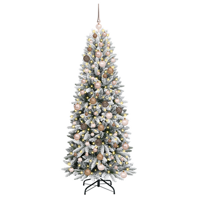 Artificial Christmas Tree White 180 cm PVC