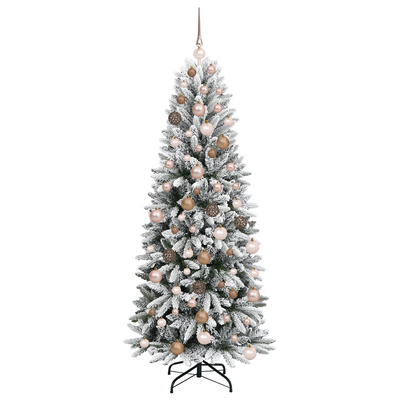 Artificial Christmas Tree White 180 cm PVC