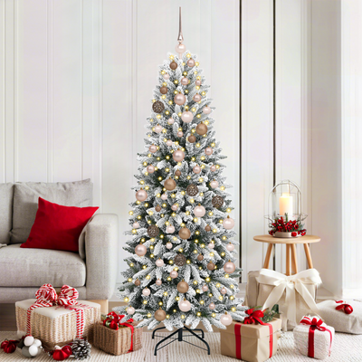 Artificial Christmas Tree White 180 cm PVC