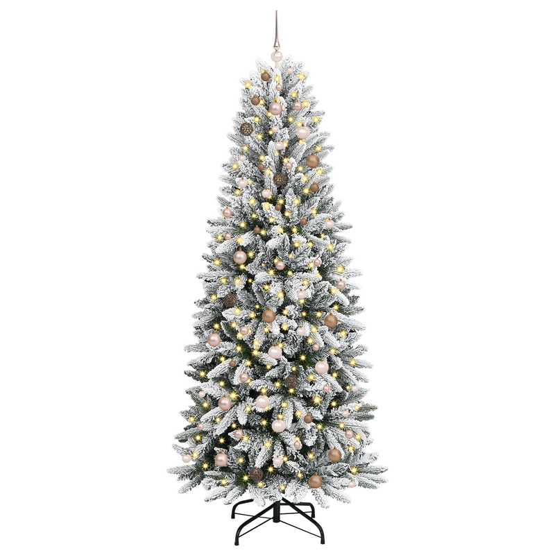 Artificial Christmas Tree White 240 cm Plastic