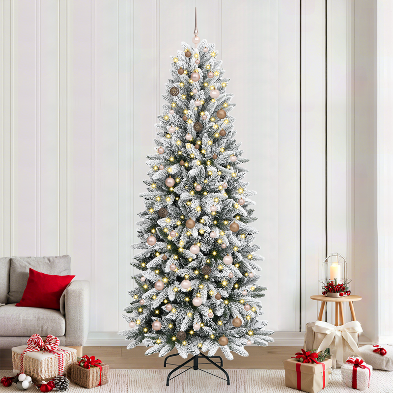 Artificial Christmas Tree White 240 cm Plastic
