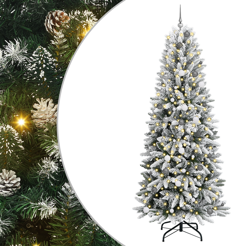 Artificial Christmas Tree White 240 cm PVC