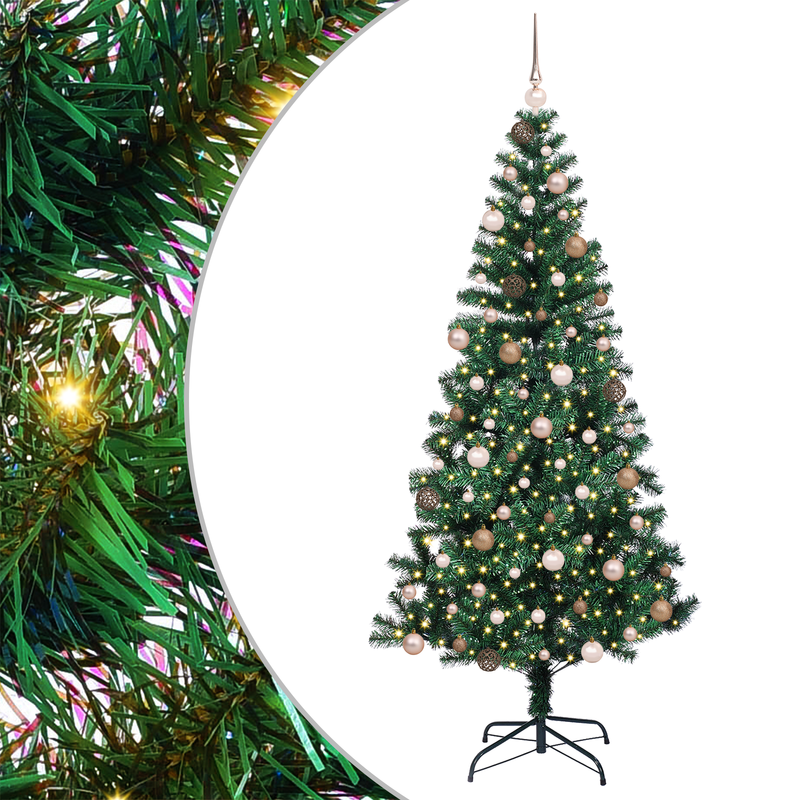 Artificial Christmas Tree Green 210 cm Plastic