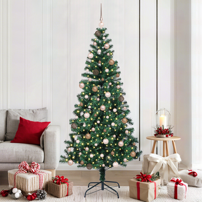 Artificial Christmas Tree Green 210 cm Plastic