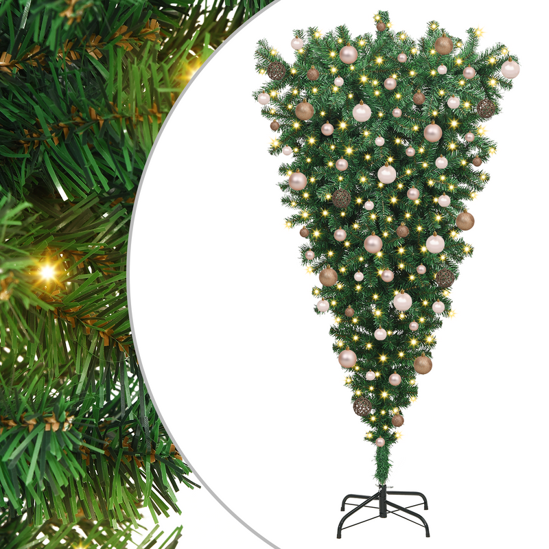 Artificial Christmas Tree Green 180 x 90 cm PVC
