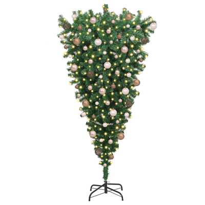 Artificial Christmas Tree Green 180 x 90 cm PVC