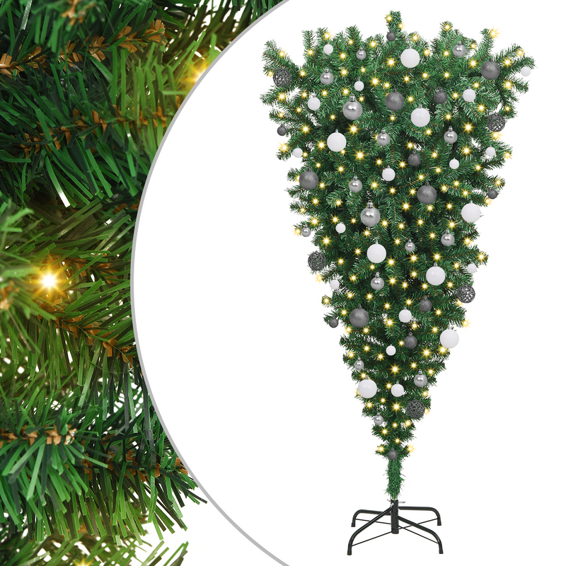 Artificial Christmas Tree Green 180 x 90 cm PVC