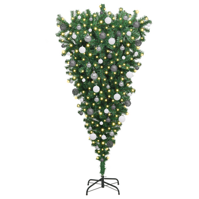 Artificial Christmas Tree Green 180 x 90 cm PVC