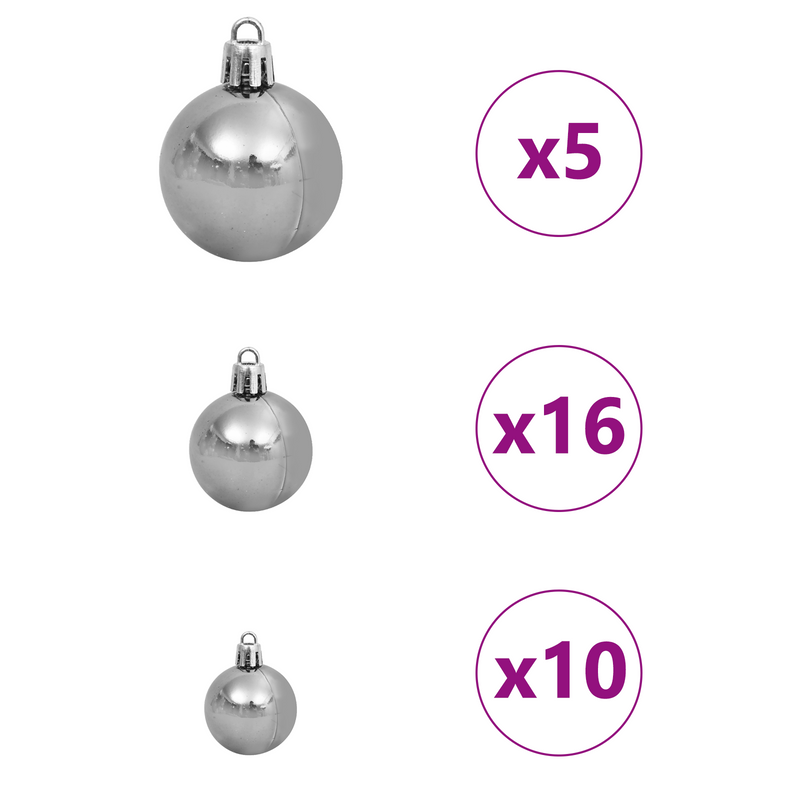 Artificial Christmas Tree Green 180 x 90 cm PVC