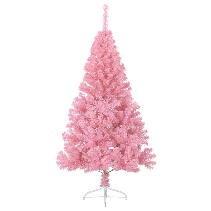Artificial Christmas Tree Pink 180 cm Plastic