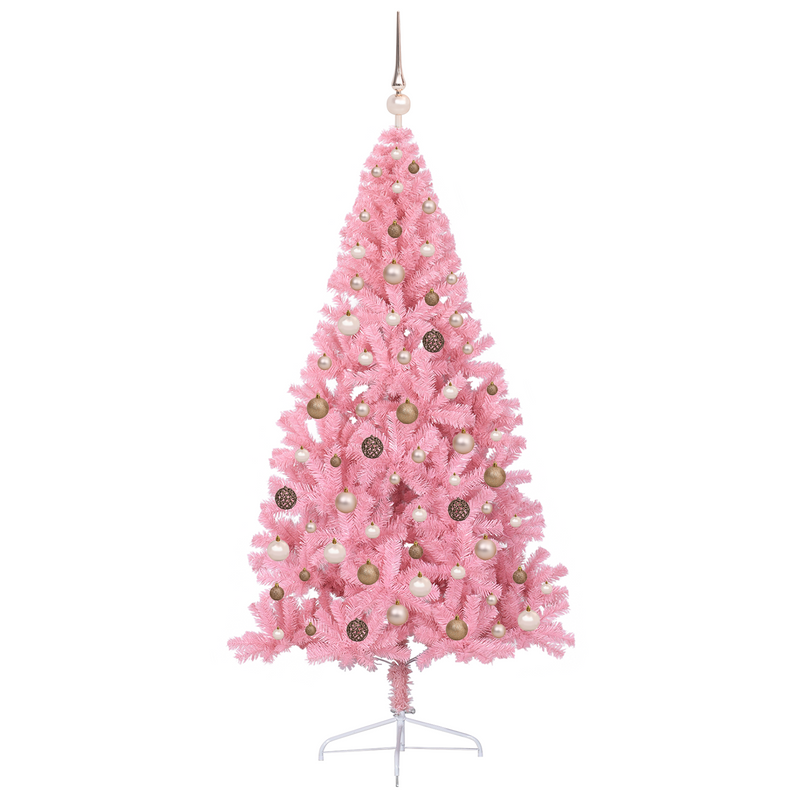 Artificial Christmas Tree Pink 210 cm Plastic