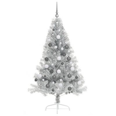 Artificial Christmas Tree Silver 180 cm Steel