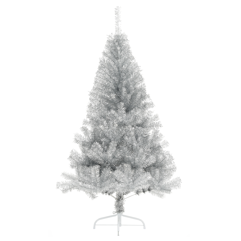 Artificial Christmas Tree Silver 180 cm Steel