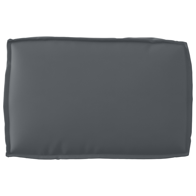 Pallet Cushion Set 3 pcs Anthracite 60x120x12cm 60 x 40 x 12 cm