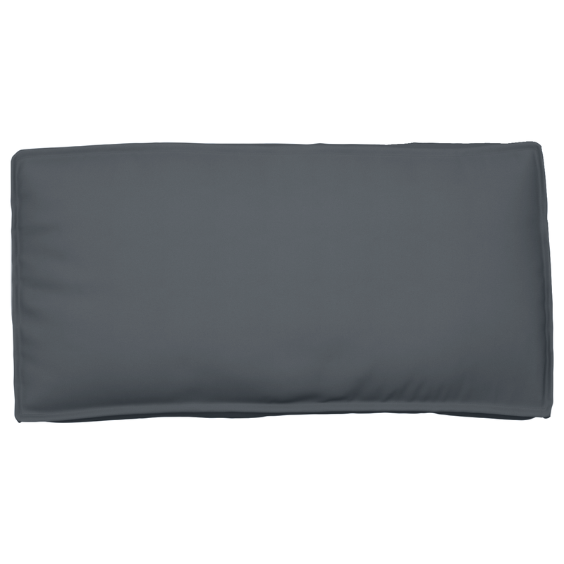 Pallet Cushion Set 3 pcs Anthracite 60x120x12cm 60 x 40 x 12 cm