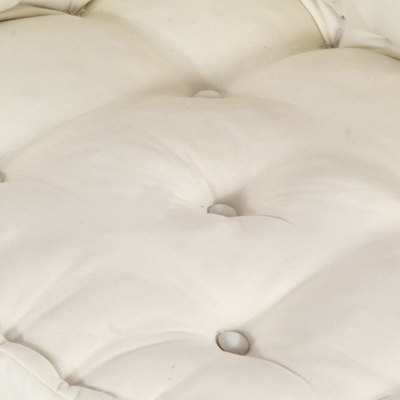 Pallet Sofa Cushion 2 pcs Cream Fabric