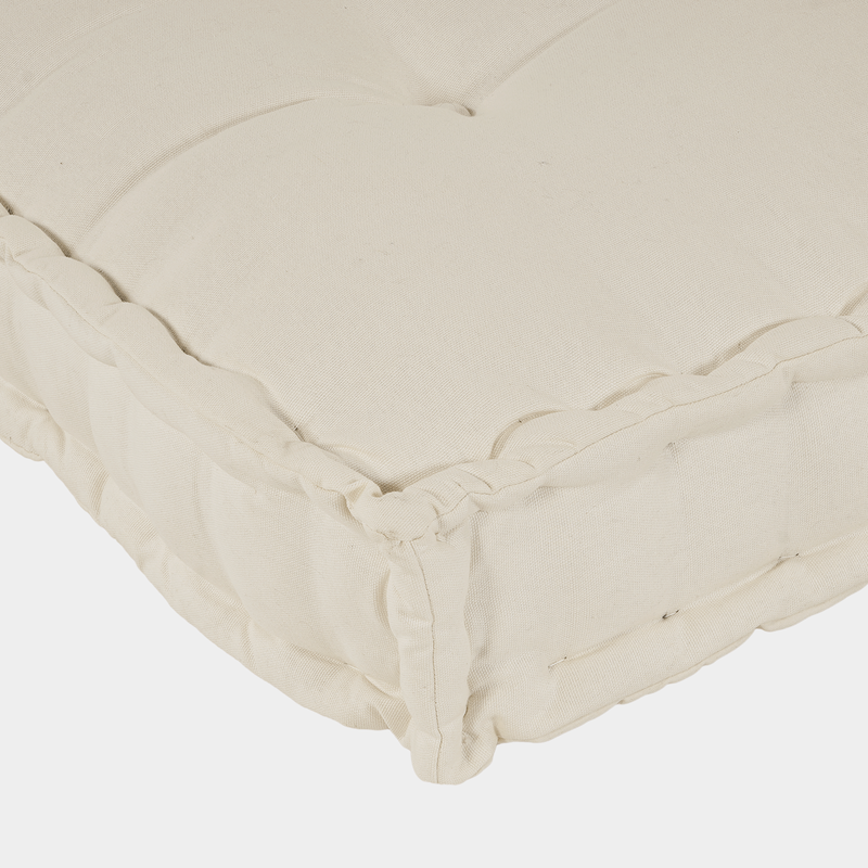 Pallet Sofa Cushion 2 pcs Cream Fabric