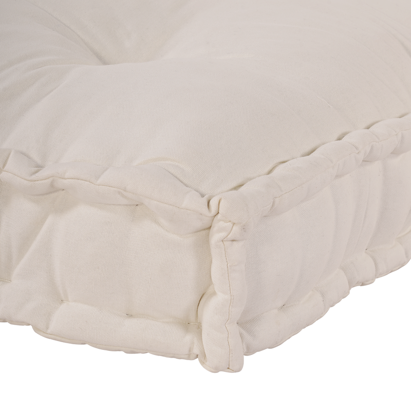 Cream Fabric Pallet Sofa Cushion