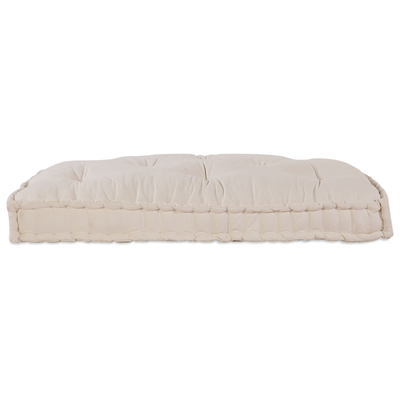 Cream Fabric Pallet Sofa Cushion