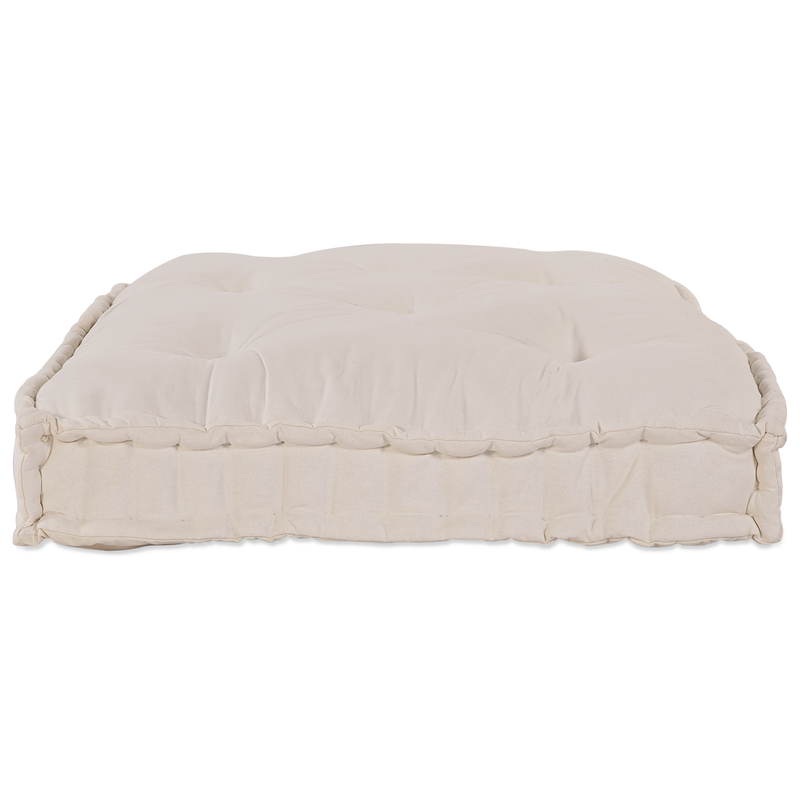 Cream Fabric Pallet Sofa Cushion